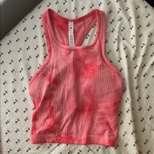 Lululemon Ebb To Street Razor Back Tie Dye Tank Top